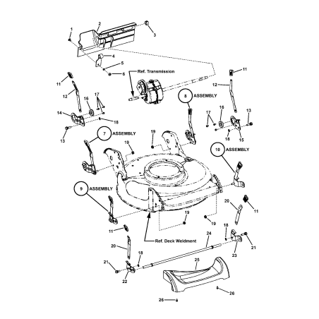 WHEEL ARM, FRONT LEFT (SQUARE HOLE) ZS7011393 GENUINE SNAPPER | Newgardenstore.eu