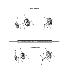 WHEEL, 10 x 1.75" Plastic (self-propelled) ZS7029011 ORIGINAL SNAPPER | Newgardenstore.eu