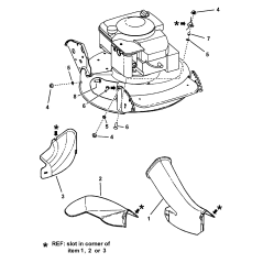 CHUTE, 21 Scarico laterale ZS7042965 ORIGINALE SNAPPER