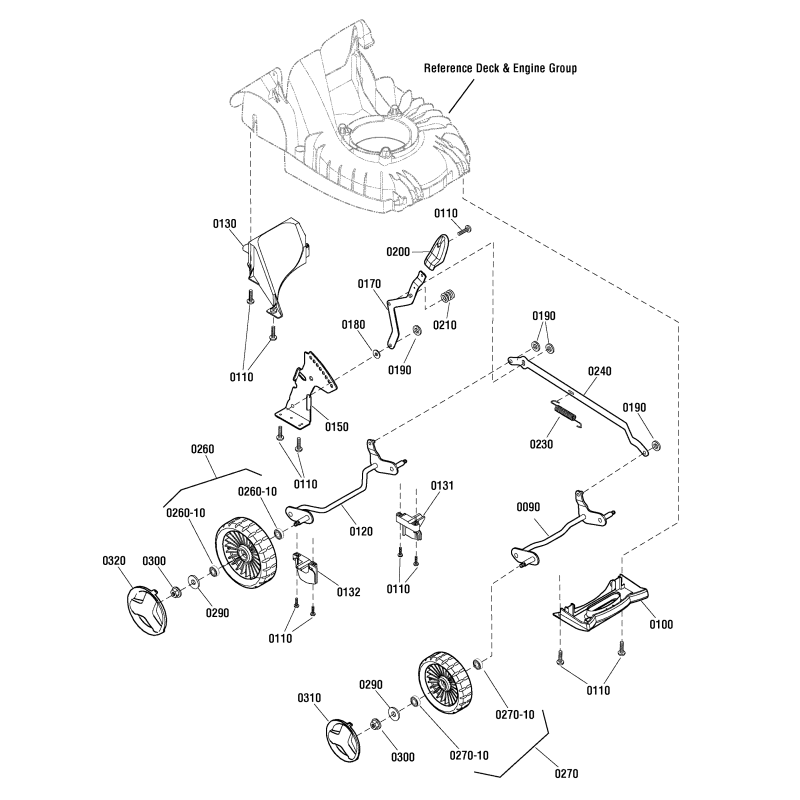 AXLE TRAP, L.H., Black ZS884102YP ORIGINAL SNAPPER