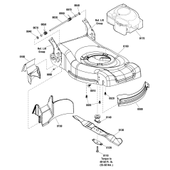 ORIGINAL SNAPPER ZS703657 MULCHDECKEL