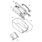 COPERCHIO COLLETTORE ZS703676 ORIGINALE SNAPPER