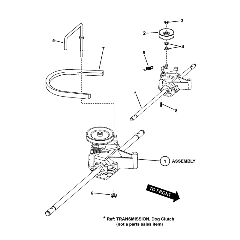 NUT, hex center lock, 3/8 - 16 ZS1960251 ORIGINAL SNAPPER