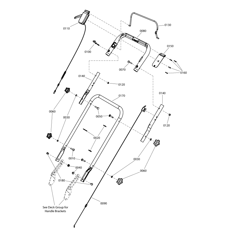 MANIGLIA, Collegamento 21/22 WBM ZS7300649BHYP ORIGINALE SNAPPER