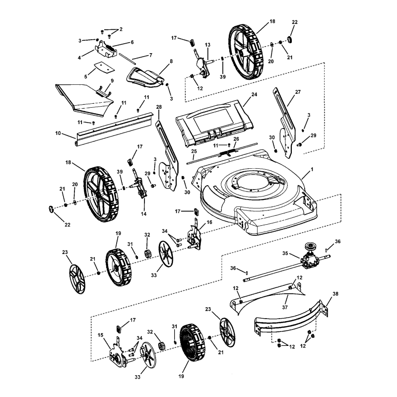 * PERNO, 5/16-18 x 5/8 Bloqueo de brida hexagonal YZ ZS7091811 ORIGINAL SNAPPER