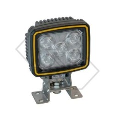 1500 lumen led work beacon round headlight for agricultural tractor