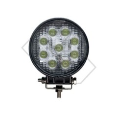 Phare de travail 2000 lumen led rond pour tracteur agricole