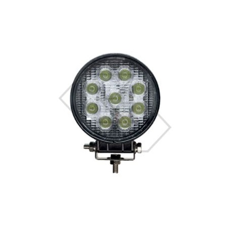 2000 lumen led work beacon round headlight for agricultural tractor | Newgardenstore.eu