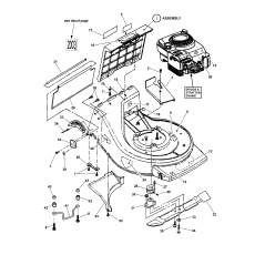 NUT, 3/8-16 Hex Flange Lock ZS7090613 ORIGINAL SNAPPER