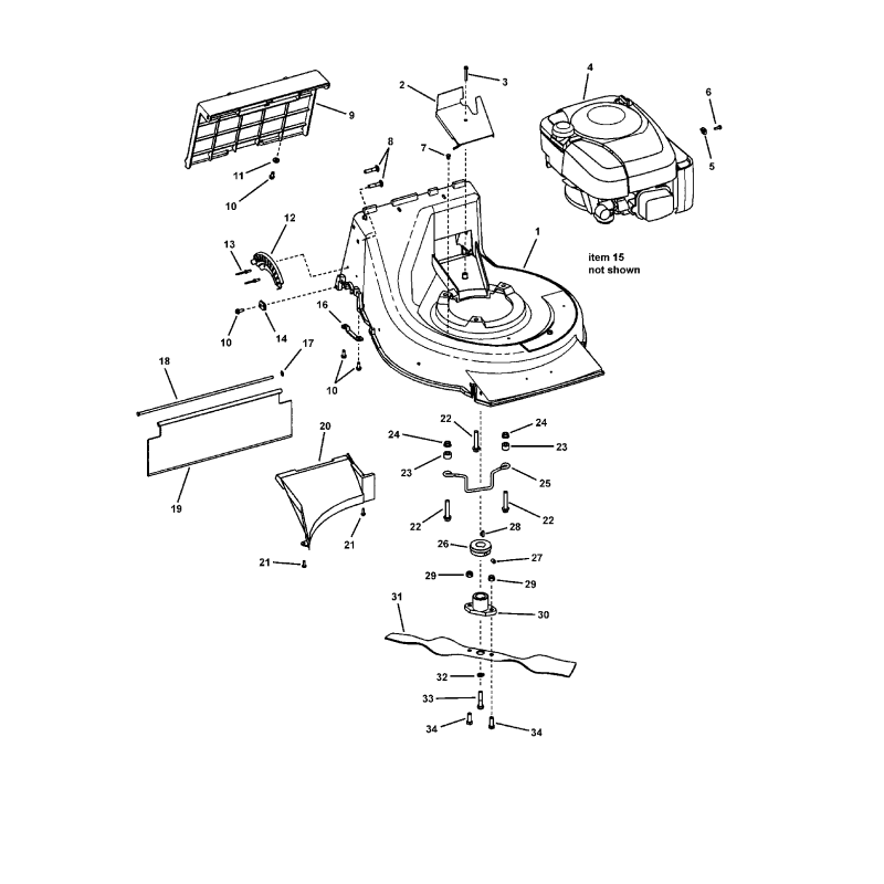 * VIS, 3/8-16 x 1 à tête hexagonale YZ ZS7091304 AUTHENTIQUE SNAPPER