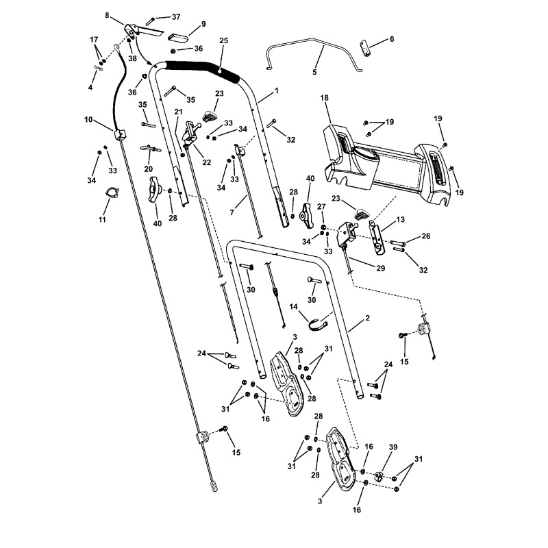 SOUDURE, Poignée d'embrayage ZS7046520 ORIGINAL SNAPPER