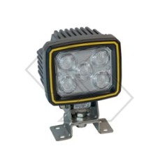 Led work beacon 3000 lumen round headlight for agricultural tractor