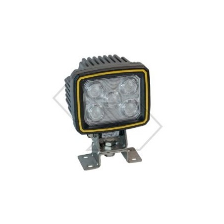 Led work beacon 3000 lumen round headlight for agricultural tractor | Newgardenstore.eu