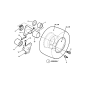 BOLT, 1/2-20 x 3/4 Lug, GR 5 ZS7091502 GENUINE SNAPPER