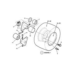 Cache-moyeu gauche (diamètre intérieur 0,975 po x 2,25 po) (essieu long) ZS7023522 Pièce d'origine Snapper | Newgardenstore.eu