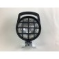 Halogen work light with grille for agricultural tractor