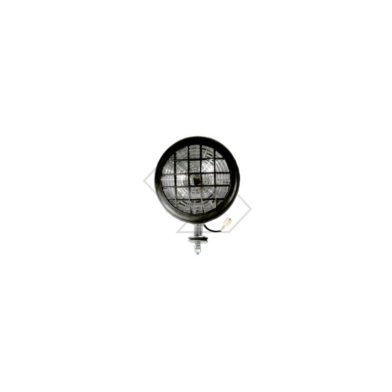 Working floodlight with halogen adjustable light for agricultural tractor