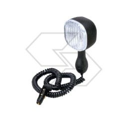 Halogen working floodlight for agricultural tractor