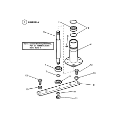 SPINDLE, Rider (lunghezza totale 10,327) ZS7044785 ORIGINALE SNAPPER | Newgardenstore.eu