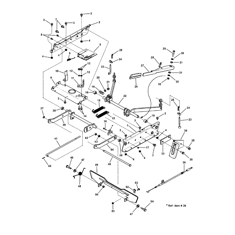 Mutter, 5/16-24 ZS703331 Original Snapper