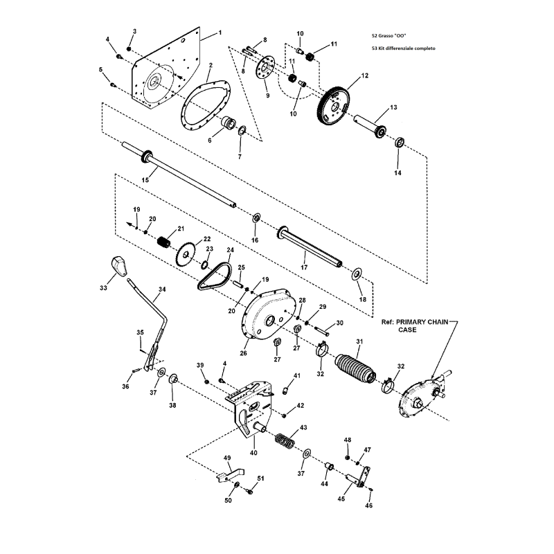 PARAFANGO, lato destro (foro diam. 1,62) ZS7037280 ORIGINALE SNAPPER