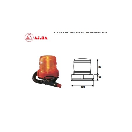Xenon-Kennleuchte Magnetsockel für den Innenbereich AJBA für Ackerschlepper | Newgardenstore.eu