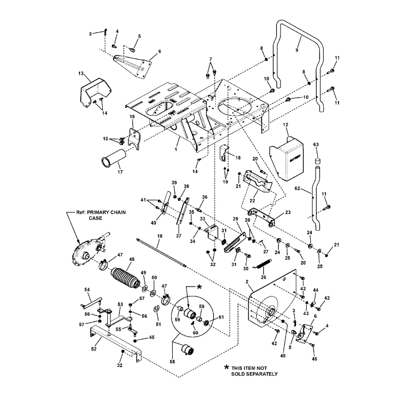 ASSEMBLY, ORIGINAL SNAPPER RH Bearing ZS7052827