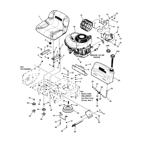 PLACA, Adaptador de Asiento ZS7075018BMYP ORIGINAL SNAPPER | Newgardenstore.eu