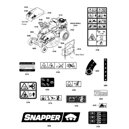 Aufkleber, Decksymbole - International ZS7100739YP ORIGINAL SNAPPER | Newgardenstore.eu