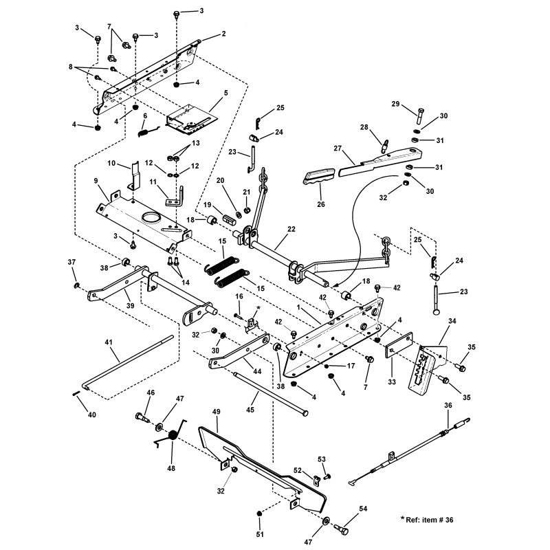 DISTANZIATORE, Sollevatore per ponte ZS7071920YP ORIGINALE SNAPPER