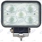 Working floodlight 145x122mm 5 LEDs 10-30V 50W 4500LM wiring 40-60cm agricultural machine