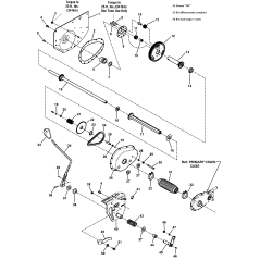 ASSEMBLY, Short Axle, 23T ZS7057398YP ORIGINAL SNAPPER | Newgardenstore.eu