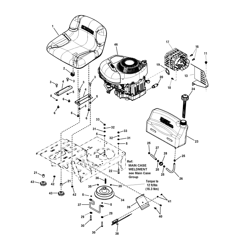 Baugruppe, Gastank, mit Manometer ZS7052435YP ORIGINAL SNAPPER