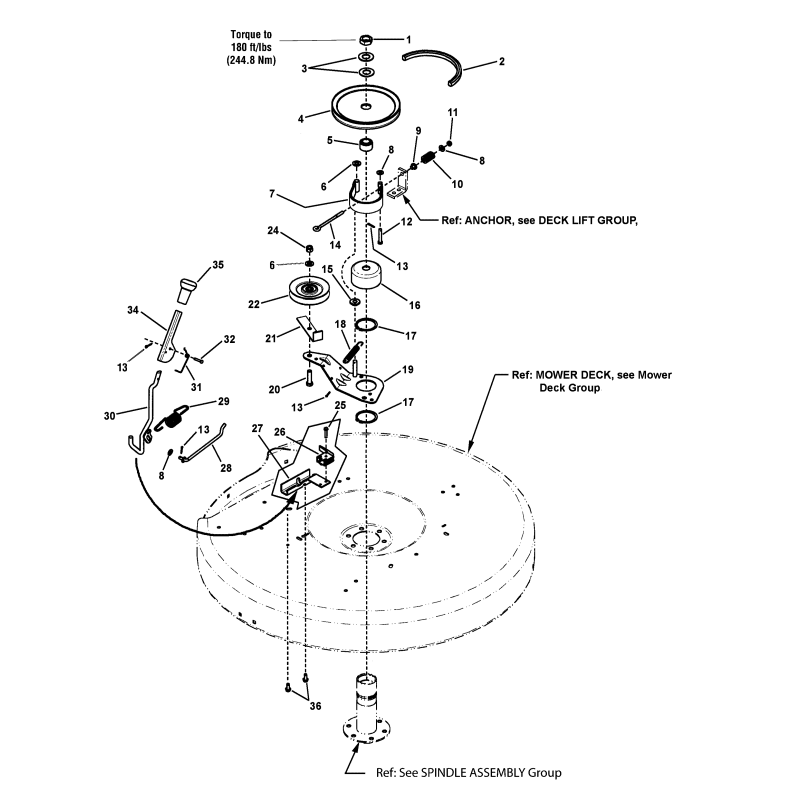 DRUM, Brake Pin (3 OD, 1.6 high) ZS7035378YP GENUINE SNAPPER