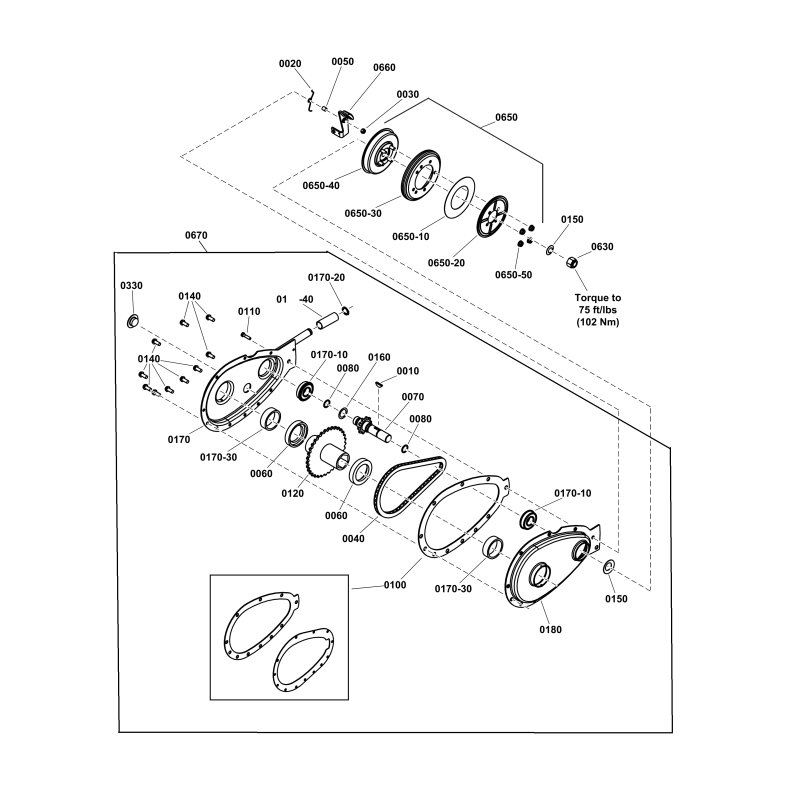 RONDELLA, Wave .625 x .875 ZS7027981YP ORIGINALE SNAPPER