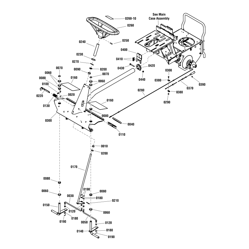 WELDMENT, King Pin, Left Hand, Black ZS1760945BMYP ORIGINAL SNAPPER