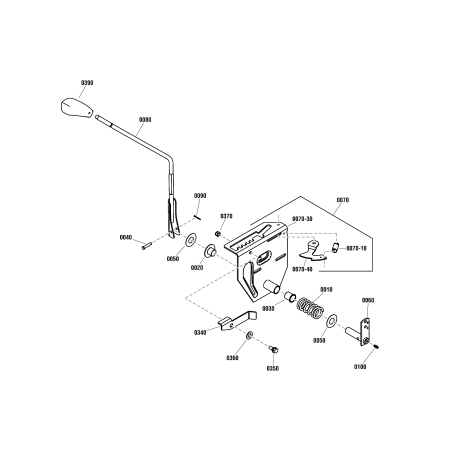 WELDMENT, Shift Detent ZS7041232YP ORIGINAL SNAPPER | Newgardenstore.eu