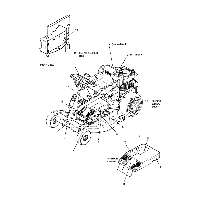 DECAL, 33 inch (Hi-Vac) ZS7022991 ORIGINAL SNAPPER