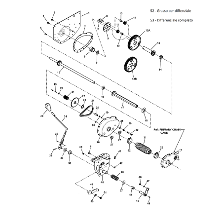 Zahnrad, 63 Zähne, Teilung 10 (8 Löcher) ZS7027644 ORIGINAL SNAPPER | Newgardenstore.eu