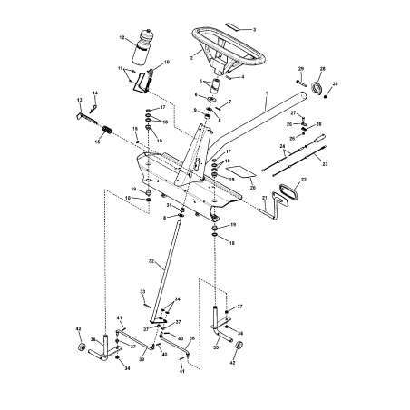TIRANTE, lato sinistro (9,91" lungo) ZS7012541 ORIGINALE SNAPPER | Newgardenstore.eu