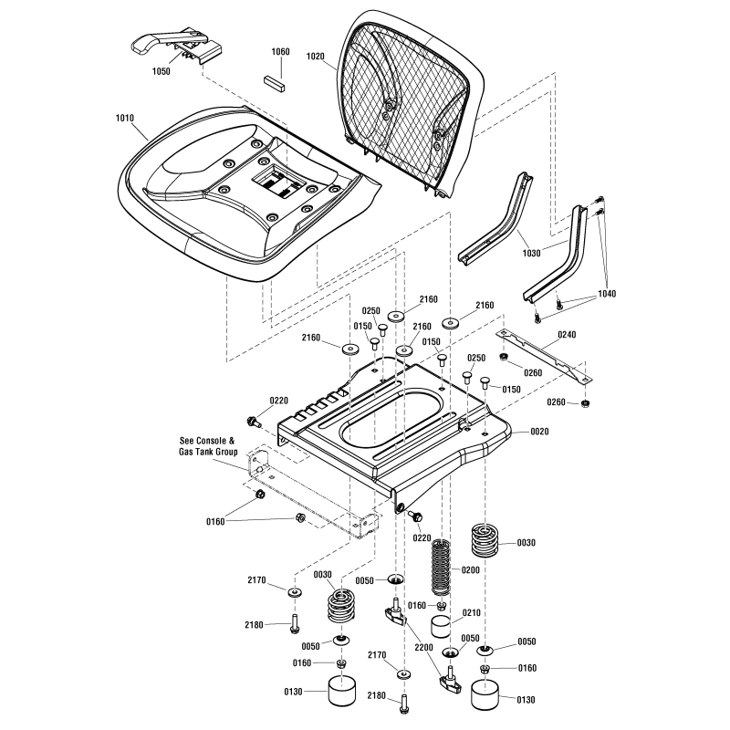 SOPORTE, Asiento de malla ZS1737848AYP ORIGINAL SNAPPER