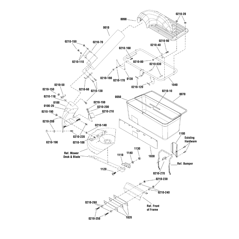 Vis à tête cylindrique, 3/8-16 x 1,75 ZS704289 Original Snapper