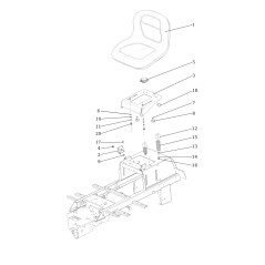 Interruttore sedile ZS84013381 ORIGINALE SNAPPER