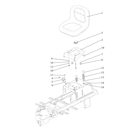 Sitzschalter ZS84013381 ORIGINAL SNAPPER | Newgardenstore.eu