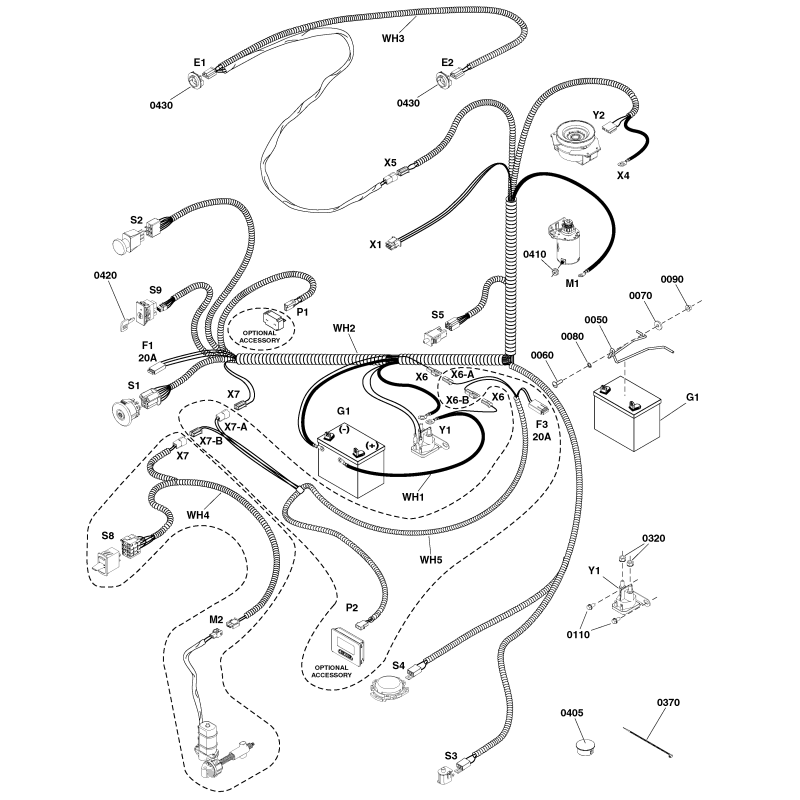 INTERRUPTOR DE EMPUJE DE TDF ZS1722887SM ORIGINAL SNAPPER