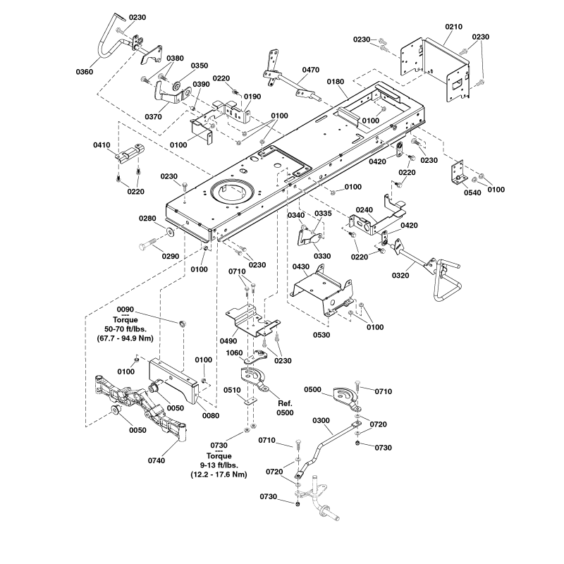 PEDAL ASSY, BRAKE ZS1736404AYP GENUINE SNAPPER