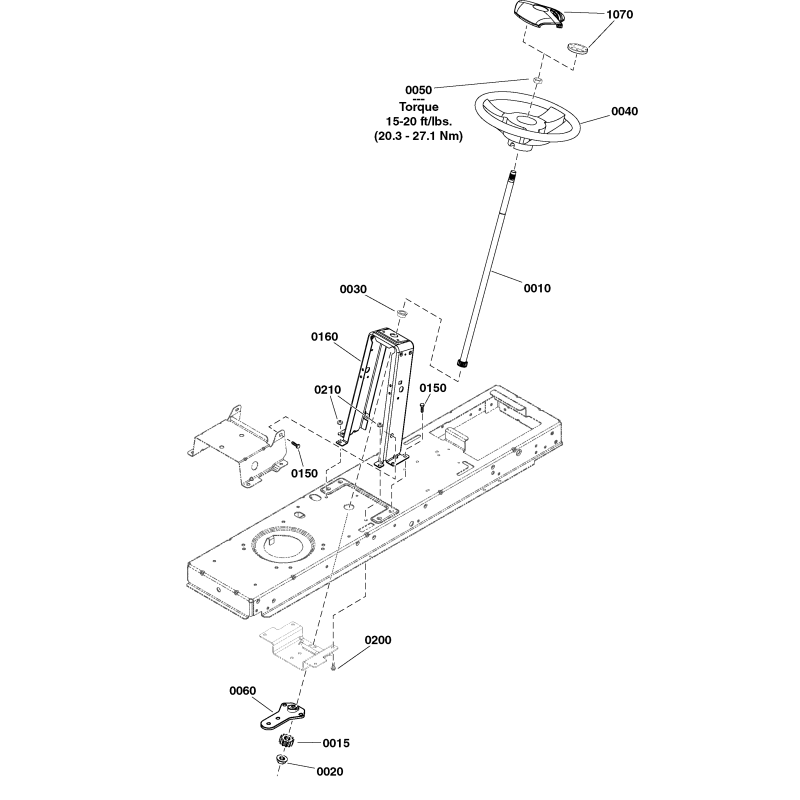 EJE, Dirección ZS1761012YP ORIGINAL SNAPPER