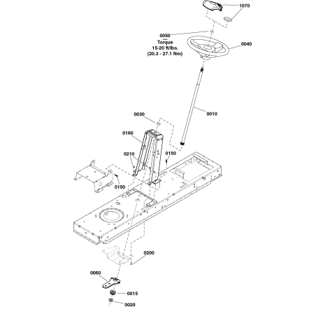ARBRE DE DIRECTION ZS1761012YP ORIGINAL SNAPPER | Newgardenstore.eu