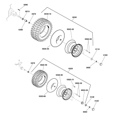 CAP, Hub, 1-1/2 ID Gray Poly 1.3 H ZS1722675SM ORIGINAL SNAPPER