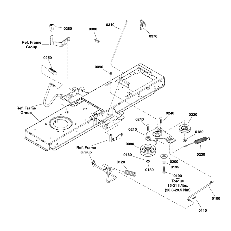 STAFFA Tenditore ZS1727894SM ORIGINALE SNAPPER